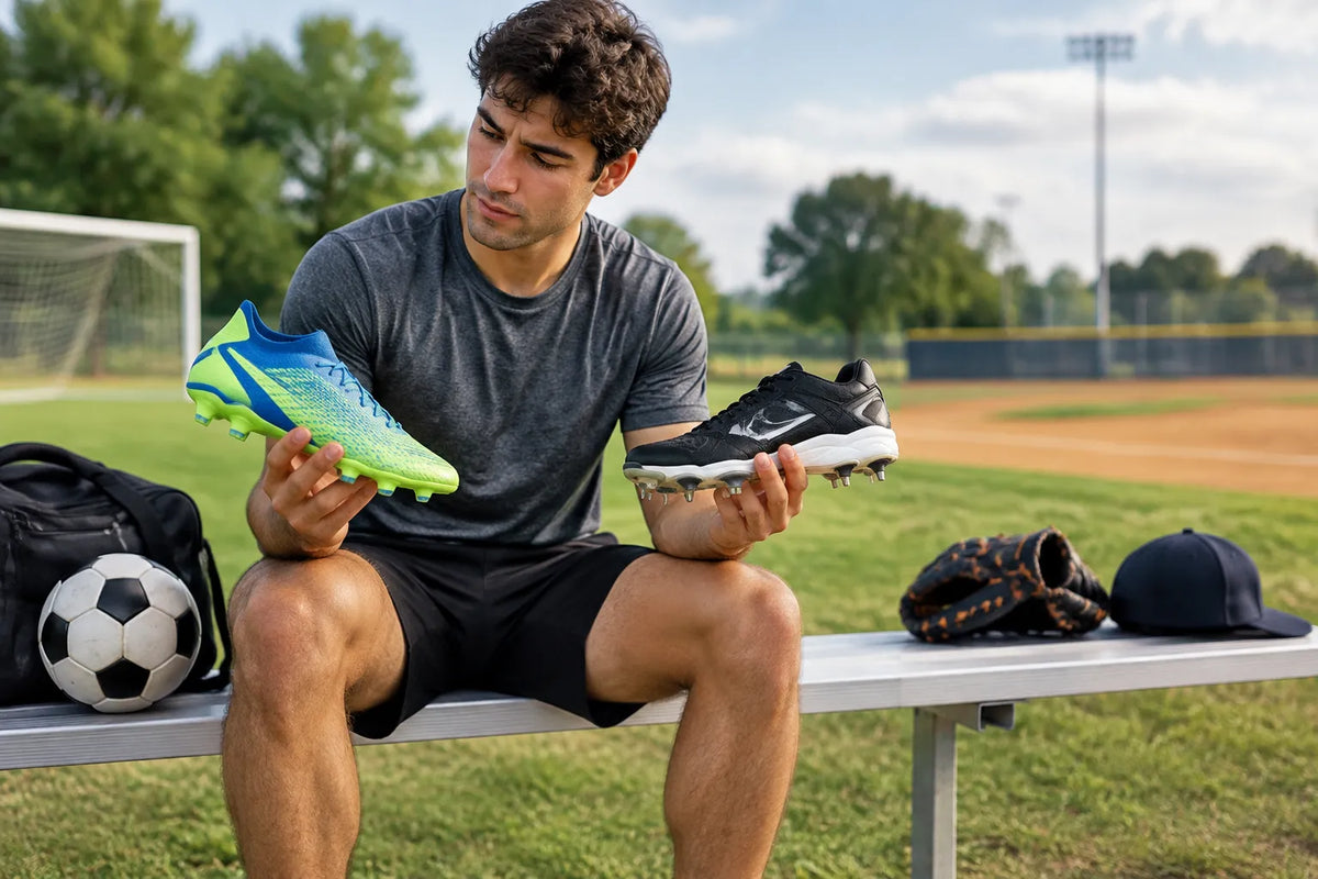 Difference Between Soccer and Baseball Cleats