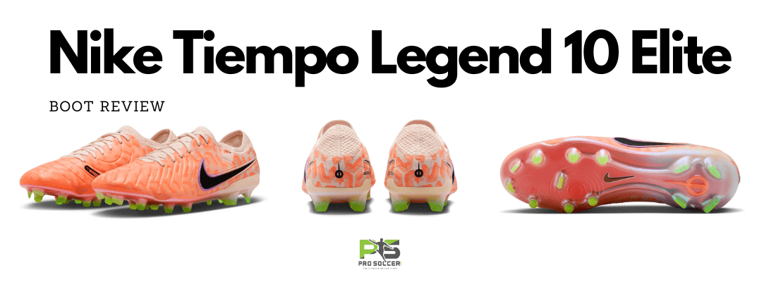 different angles of the Nike Tiempo Legend 10 Elite soccer shoes