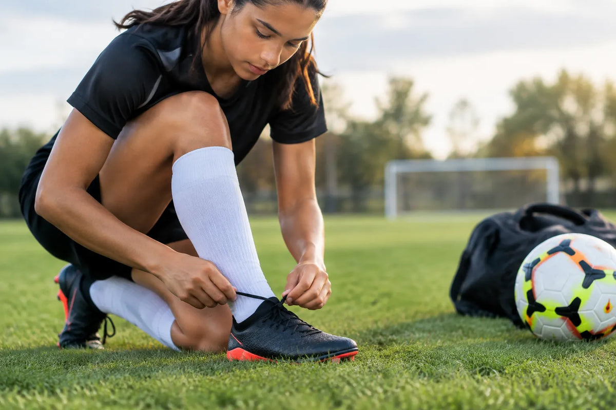 How to tie soccer cleats securely