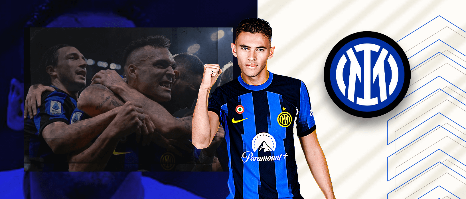 Inter Milan Hero Section Graphics- Desktop