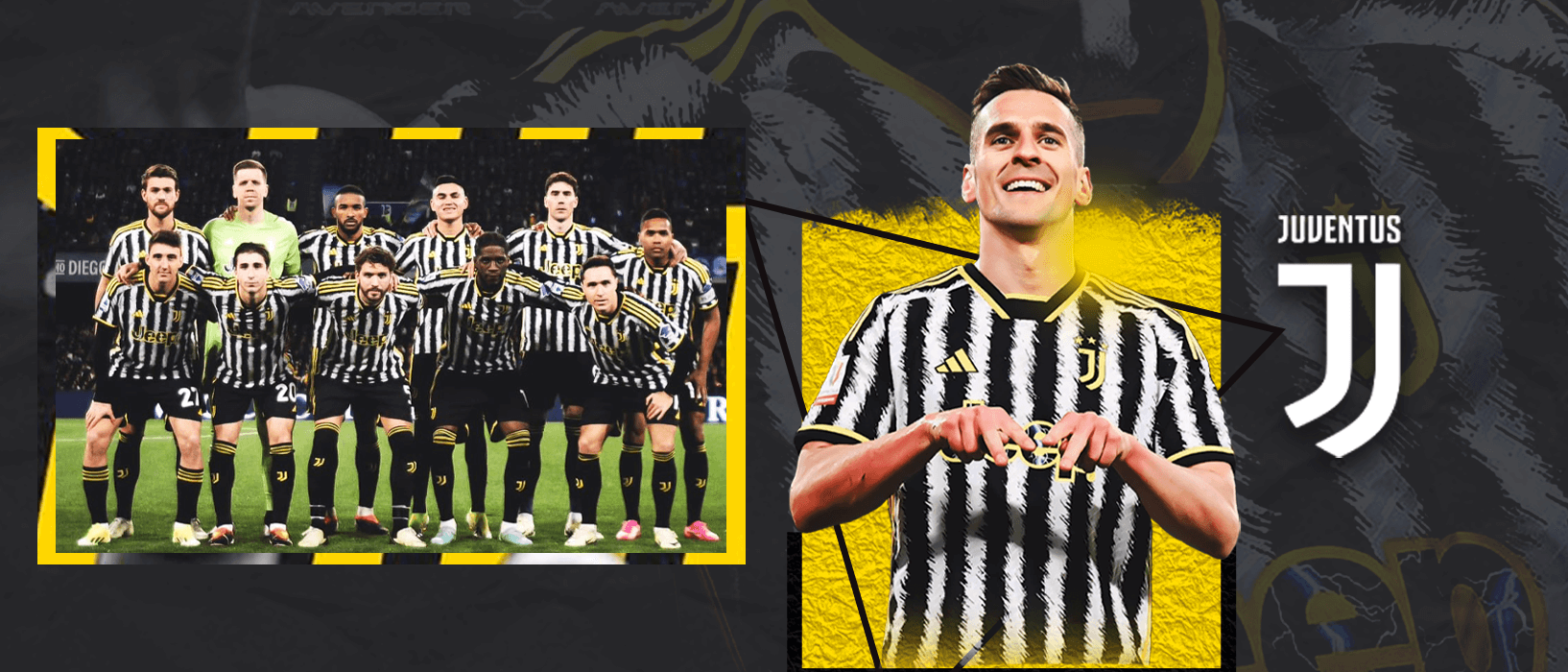 Juventus Hero Section Graphics- Desktop