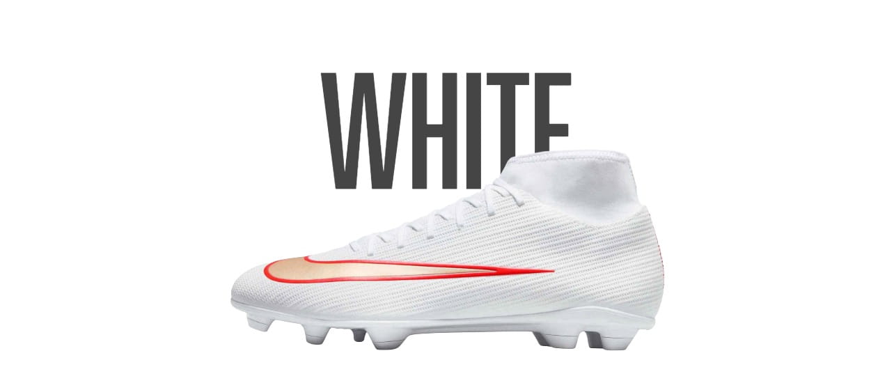 White Soccer Cleats for Men, Women, & Youth