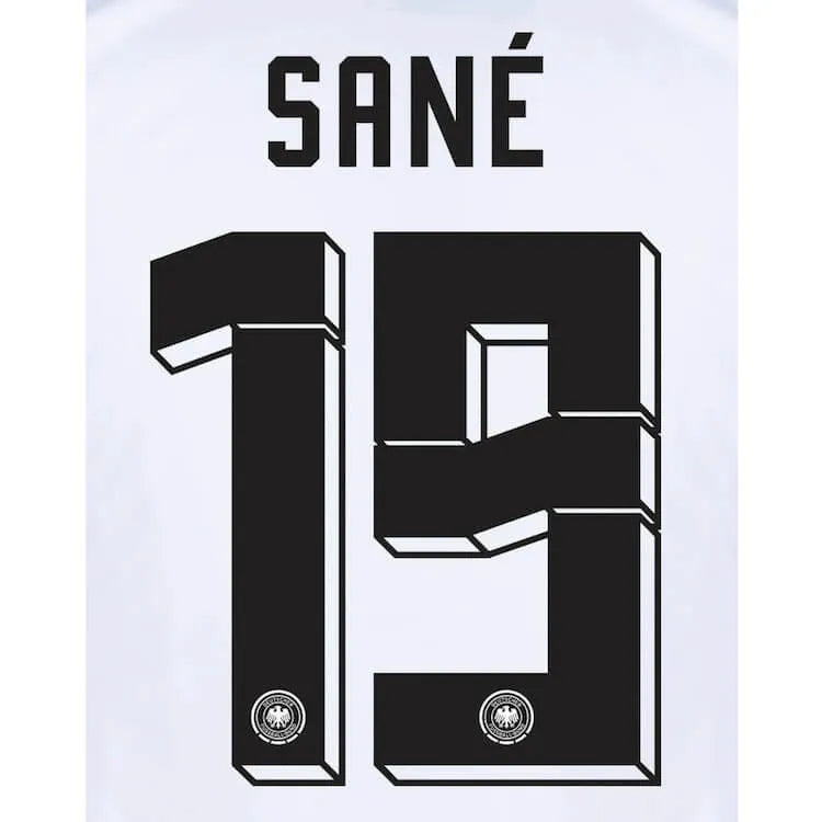 Germany 2024 25 Home Sane #19 Jersey Name Set (Back)