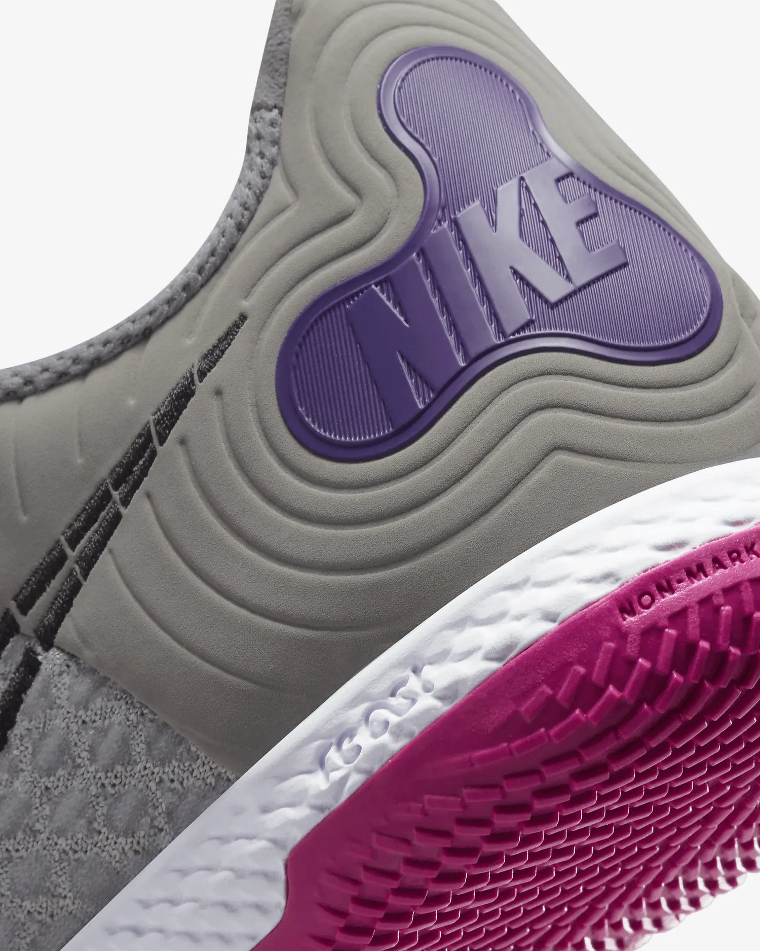 Nike ReactGato Indoor - Black-Smoke Grey (Detail 2)