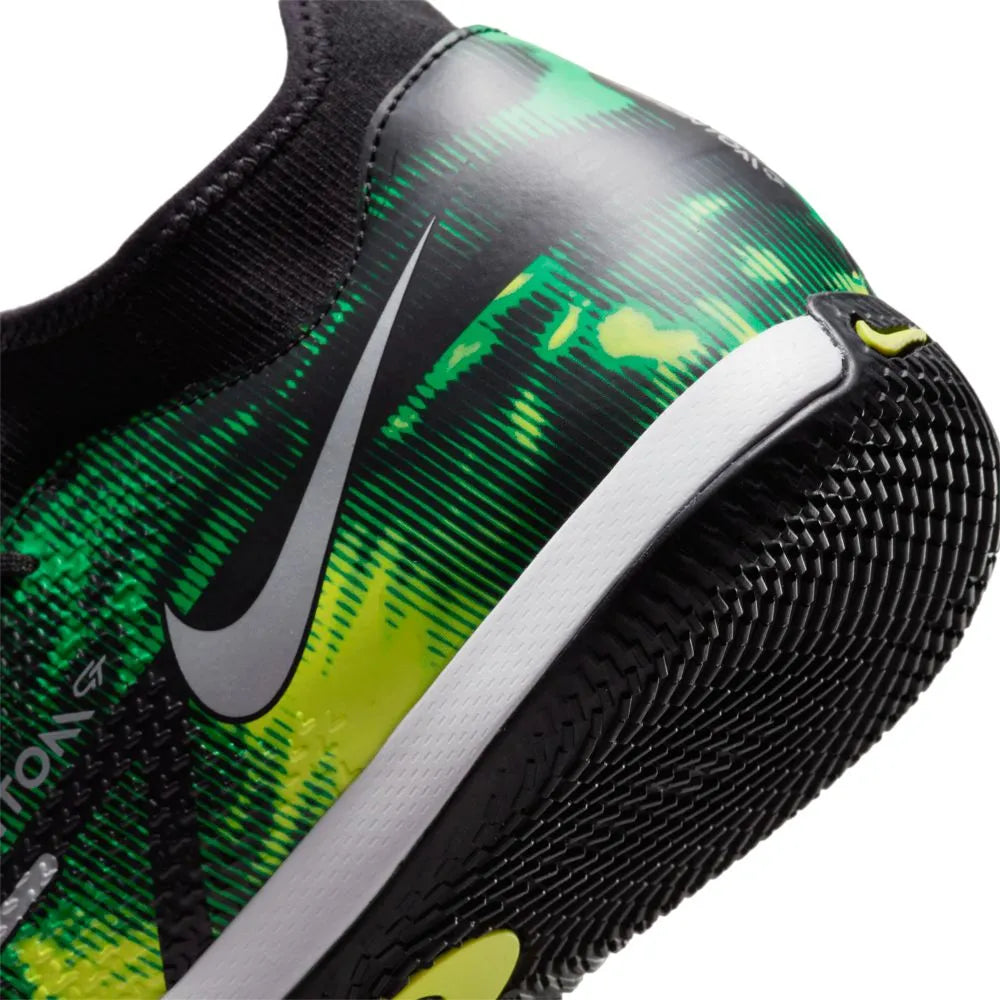 Nike Phantom GT2 Academy DF SW IC - Black-Green Strike (Detail 2)