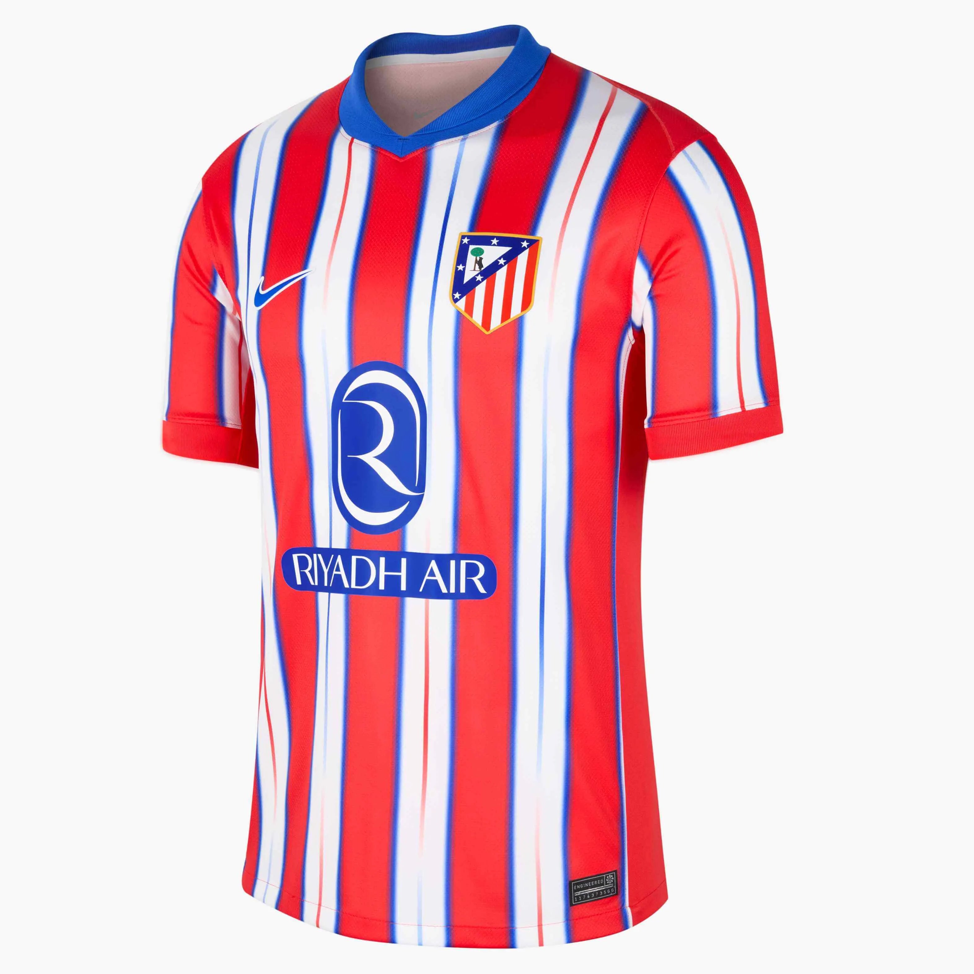 Nike 2024-25 Atletico Madrid Men's Stadium Home Jersey (Front)