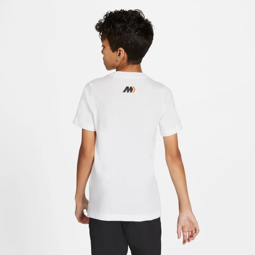 Nike CR7 YOUTH Hook Tee - White-Orange