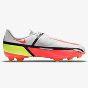 Nike JR Phantom GT2 Academy FG-MG - White-Volt-Crimson (Side 2)
