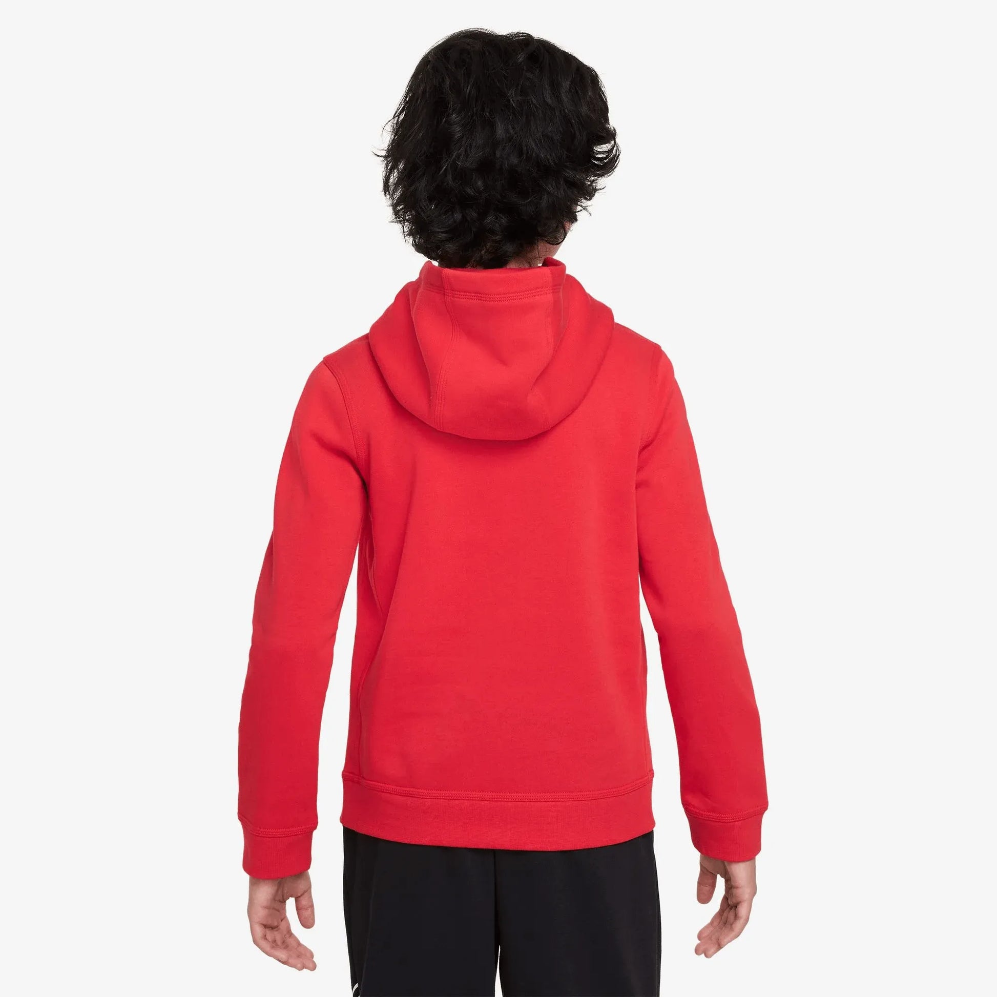 Nike 2024-25 Liverpool Youth Club Pullover Hoodie (Model - Back)