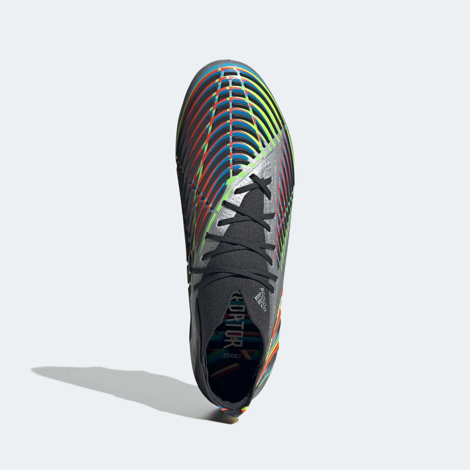 adidas Predator Edge.1 FG - Silver-Black (Top)