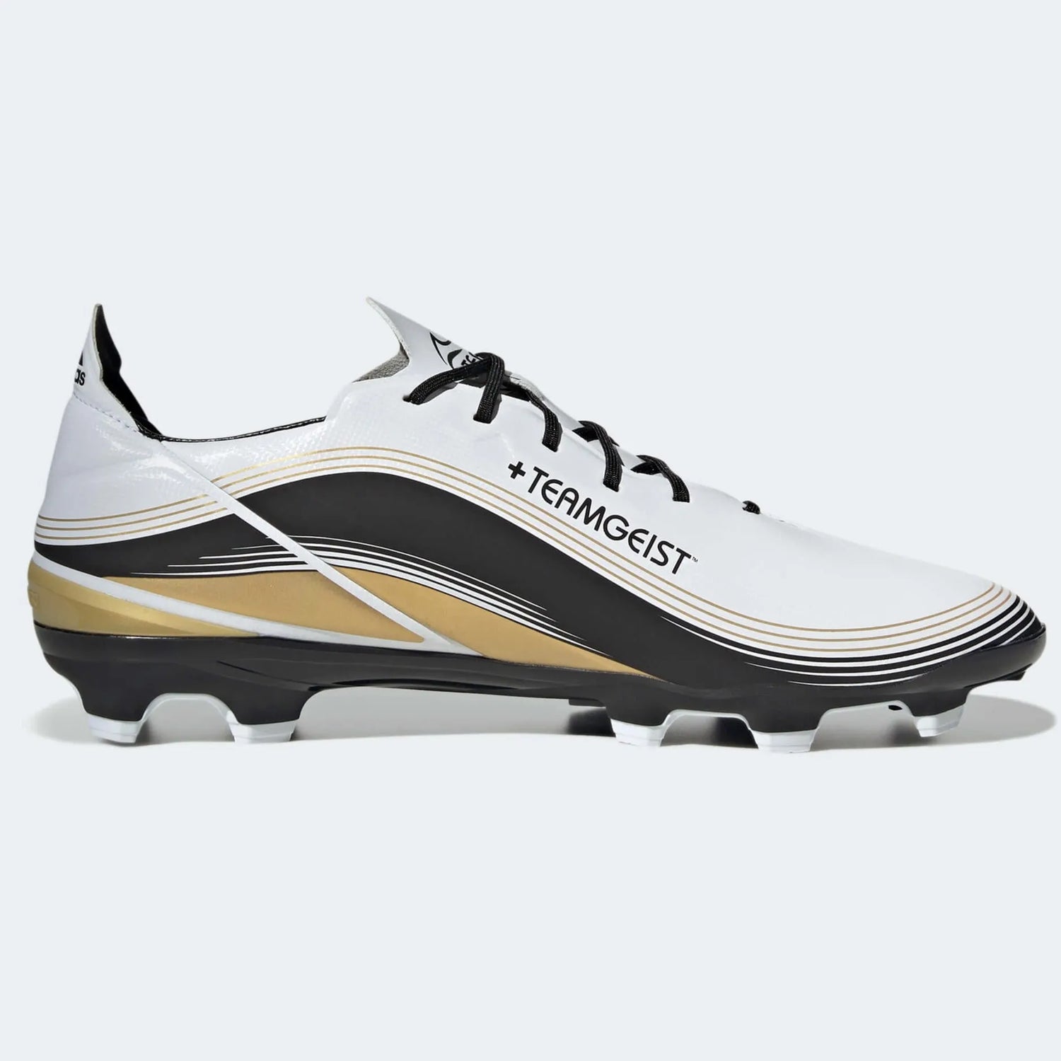 adidas Gamemode FG - White-Gold-Black (Side 1)