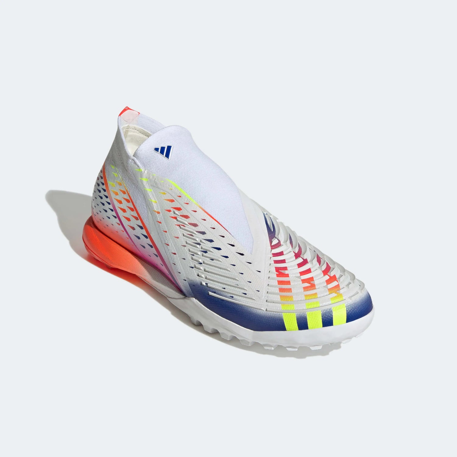 adidas Predator Edge.1 Turf - White-Yellow-Blue (Diagonal 1)