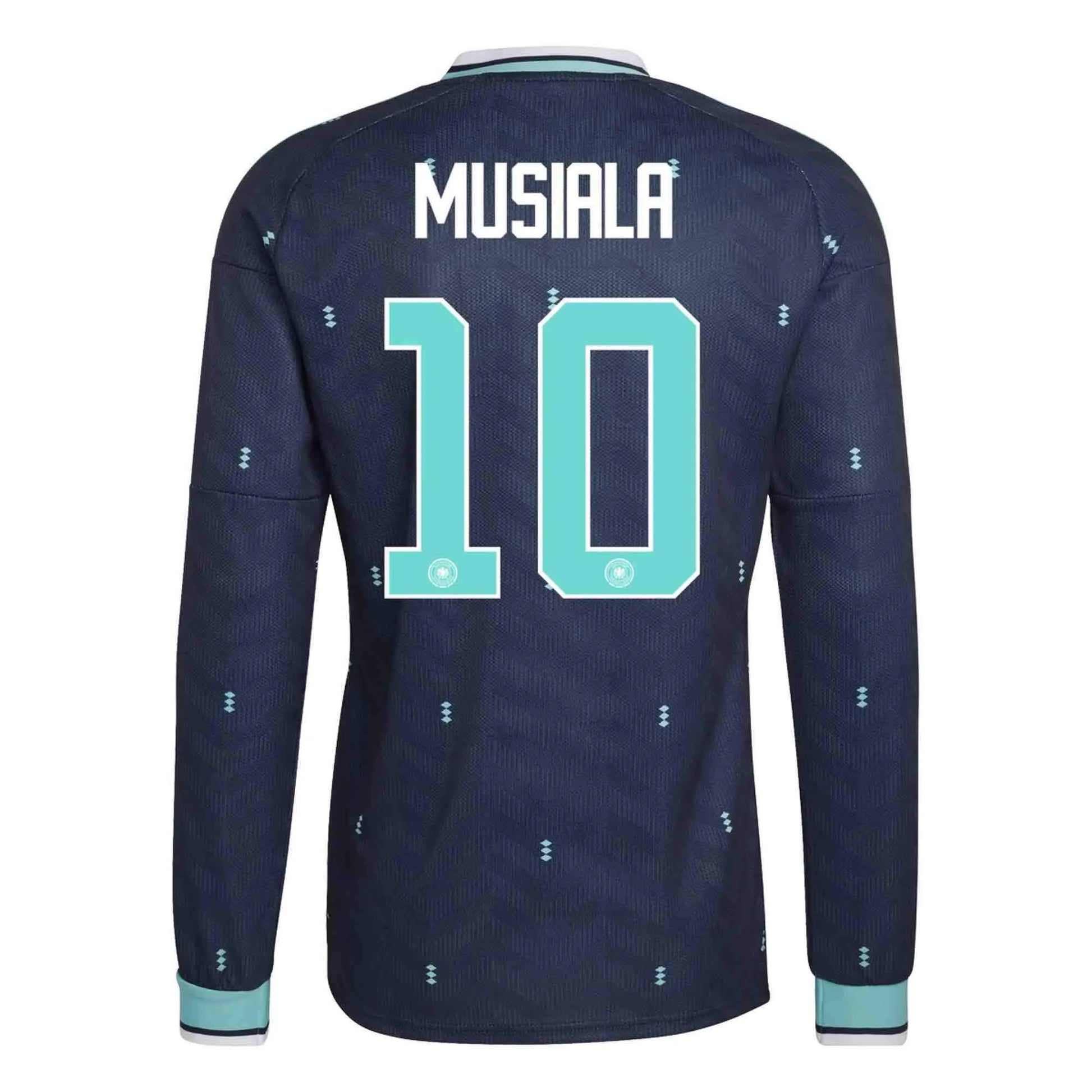 adidas 2026 Germany Men's Stadium Away Long-Sleeve Soccer Jersey (Musiala)