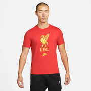 Nike 2021-22 Liverpool FUTR Crest Tee - Rush Red (Model - Front)