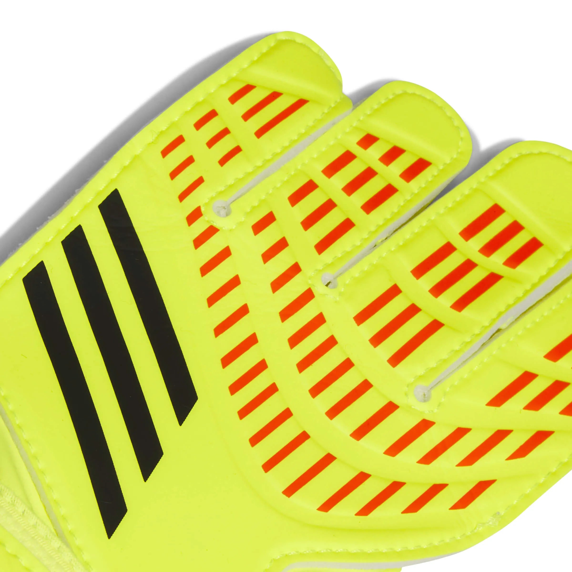 adidas Youth Predator GL Training Goalkeeper Gloves Solar Yellow / Black / Solar Red (Detail 1)