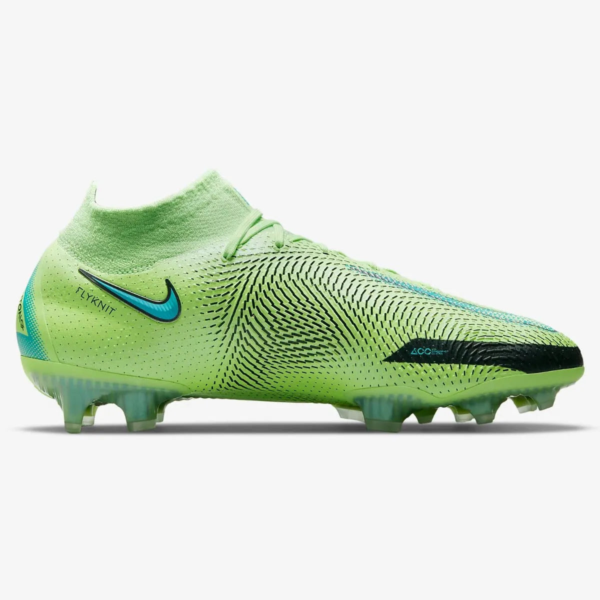 Nike Phantom GT Elite DF FG - Lime Glow-Aquamarine (Side 2)