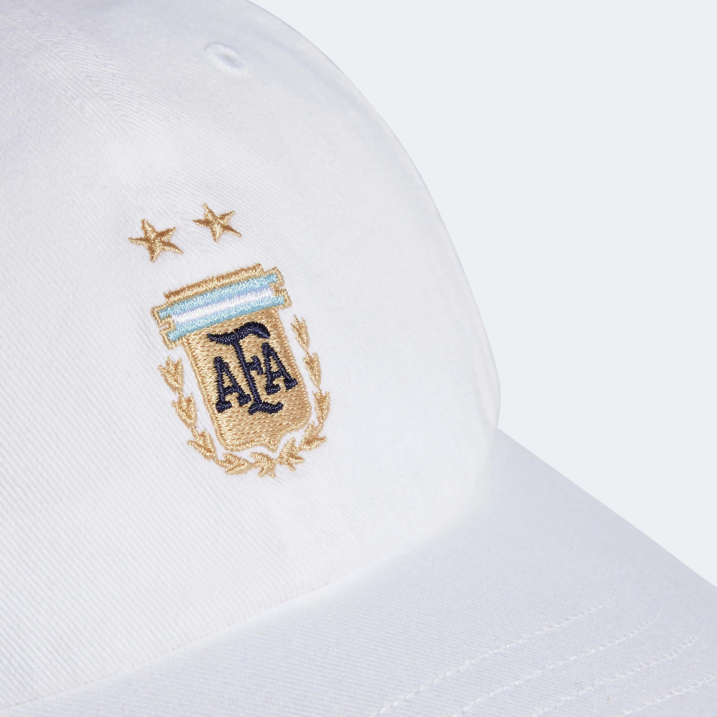 adidas 2022-23 Argentina Dad Cap - White-Light Blue (Detail 1)