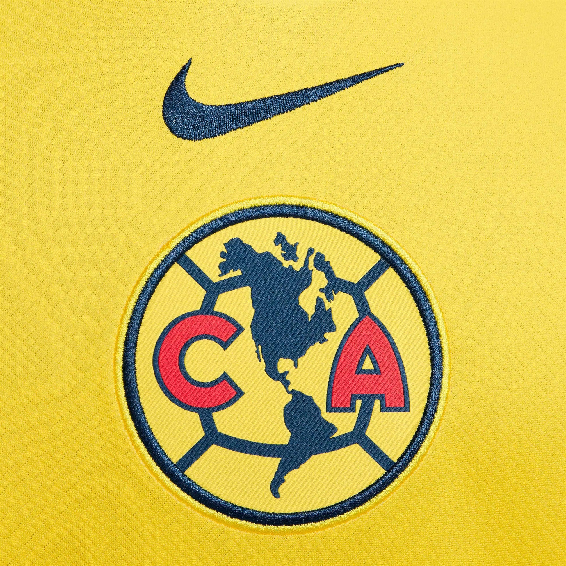 Nike 2024-25 Club America Men's Stadium Home Jersey (Detail 2)
