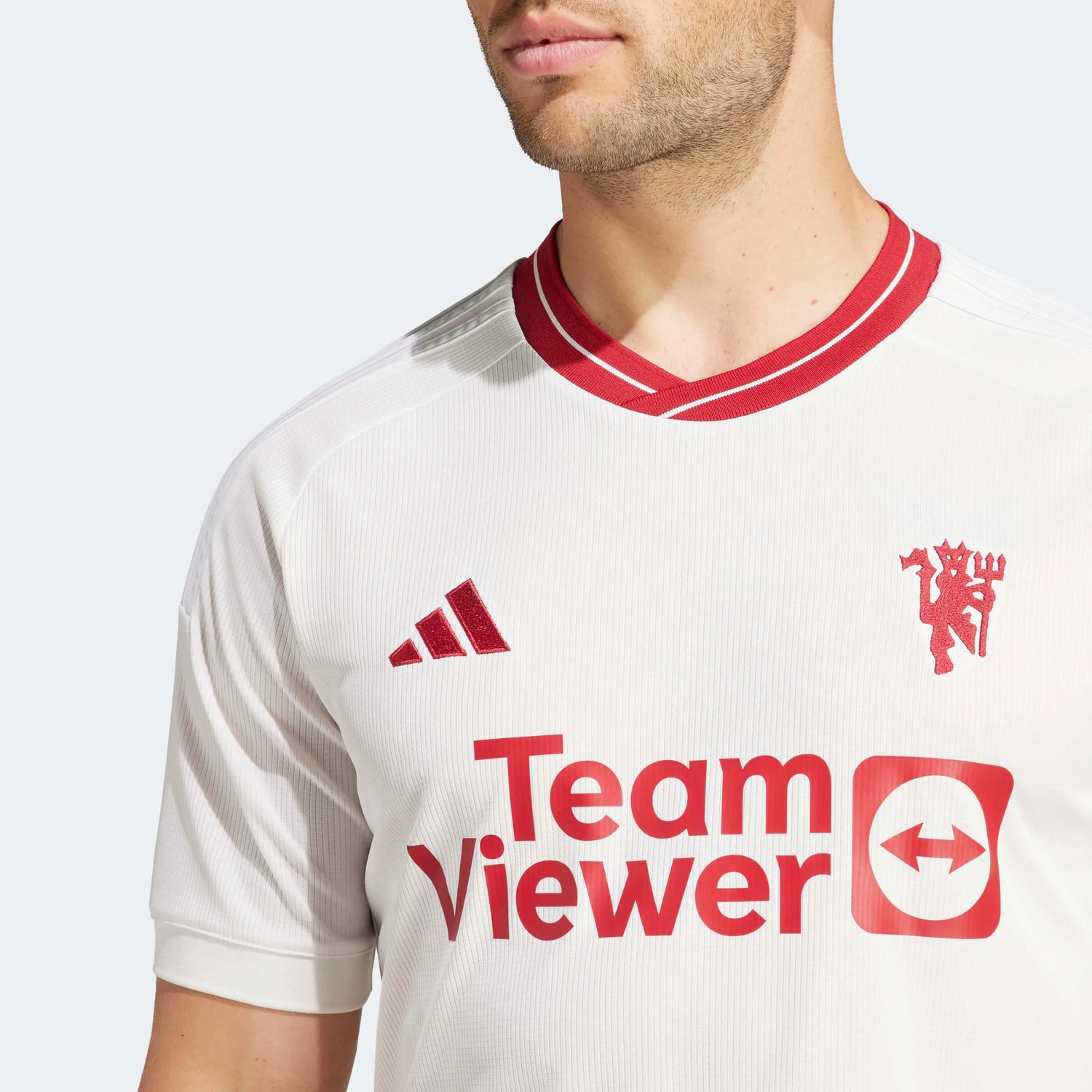 adidas 2023-24 Manchester United Men's Stadium Third Jersey (Detail 1)