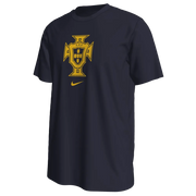Nike 2022-23 Portugal WC Crest Tee - Navy Blue (Front)