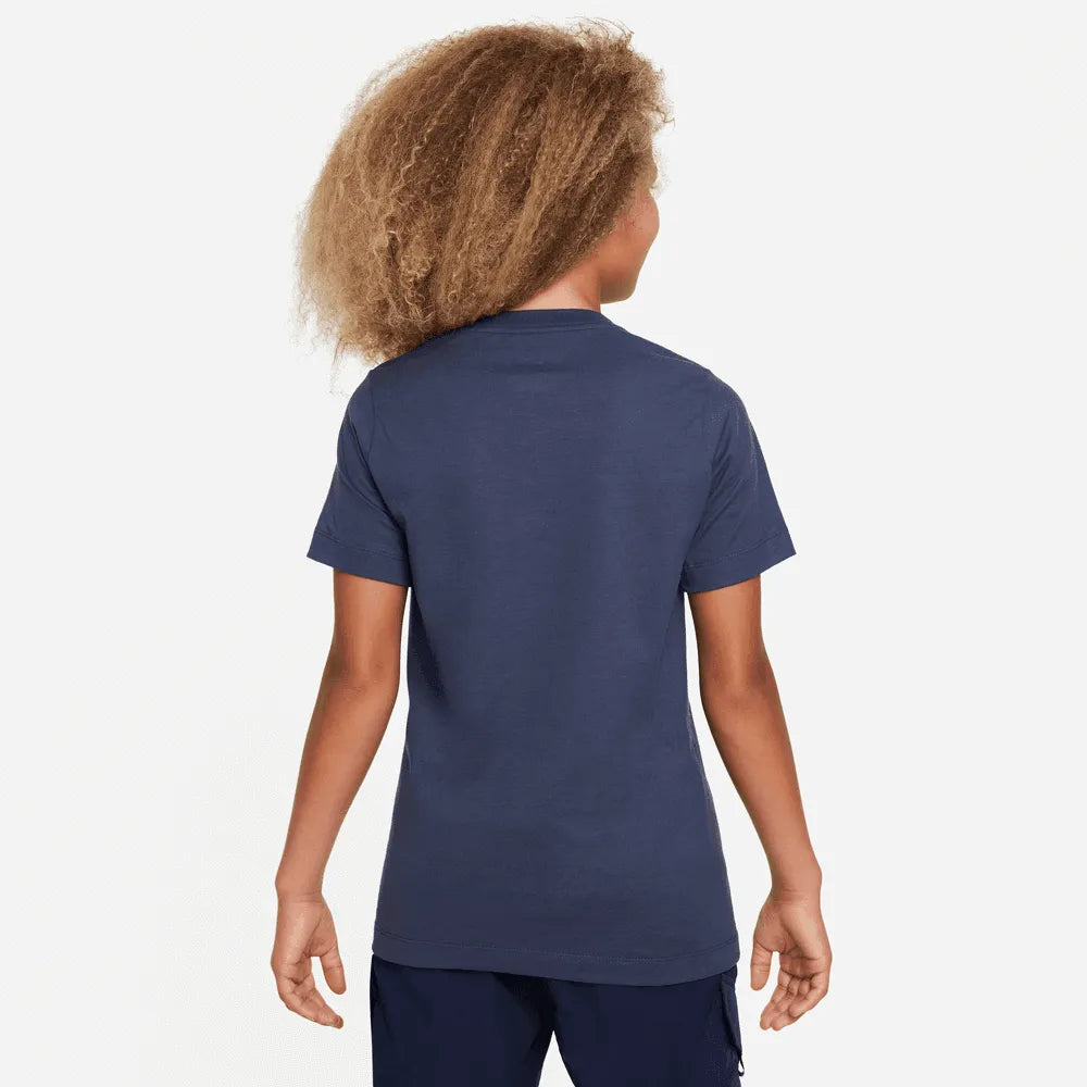 Nike 2023-24 Barcelona Youth Swoosh Tee (Model - Back)