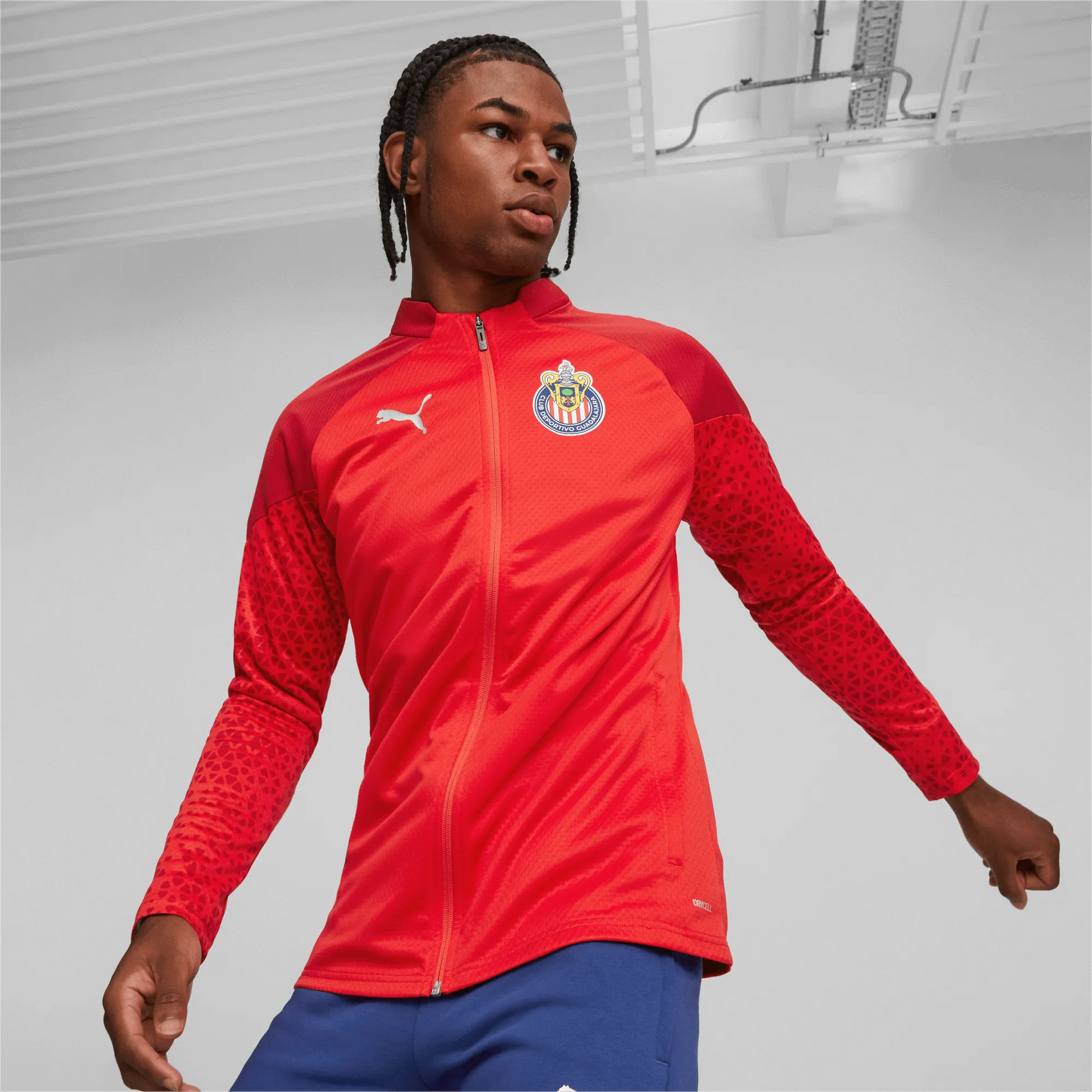 Puma 2023-24 Chivas Men's Training Jacket (Model - Front)