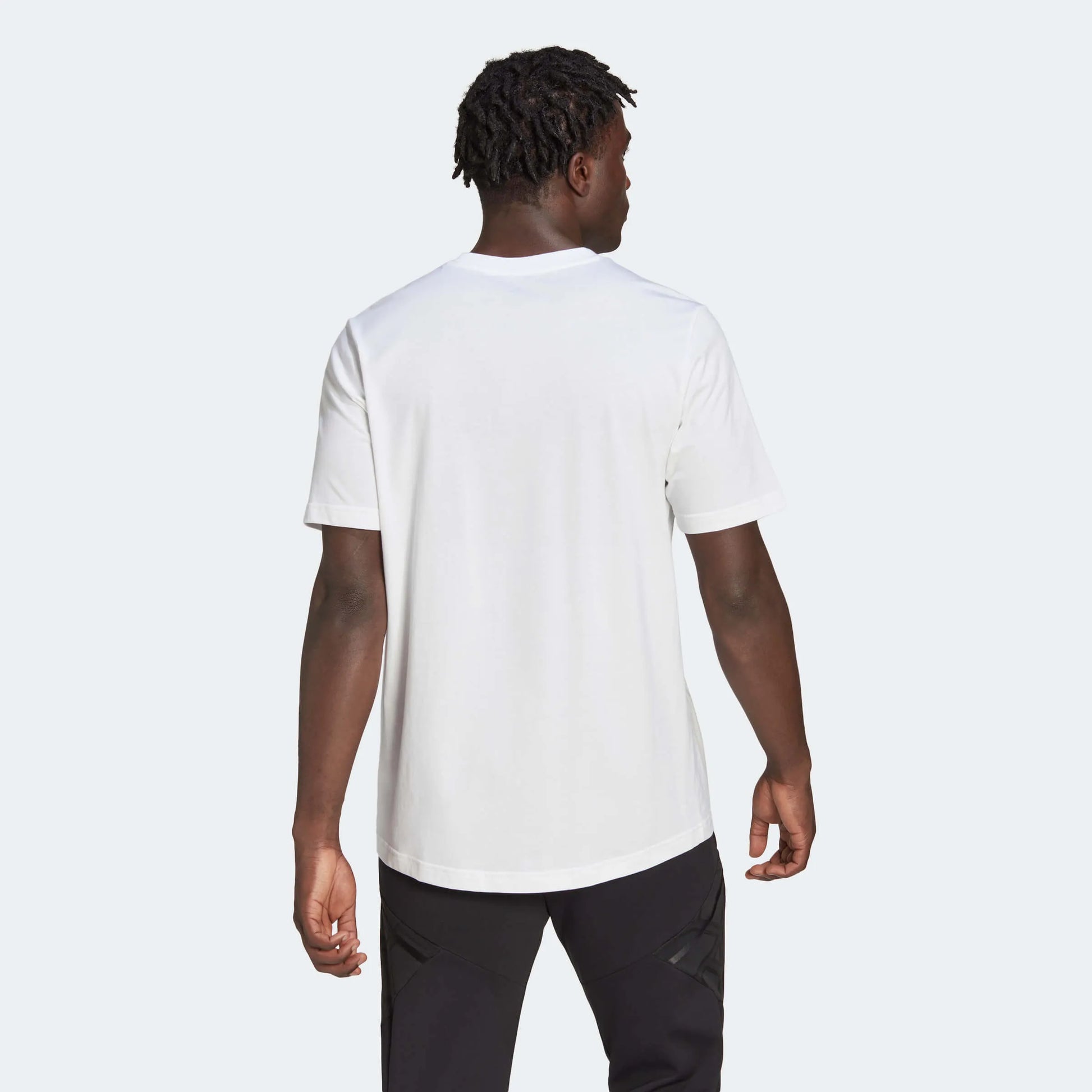 adidas 2022-23 Mexico DNA Graphic Tee - White (Model - Back)
