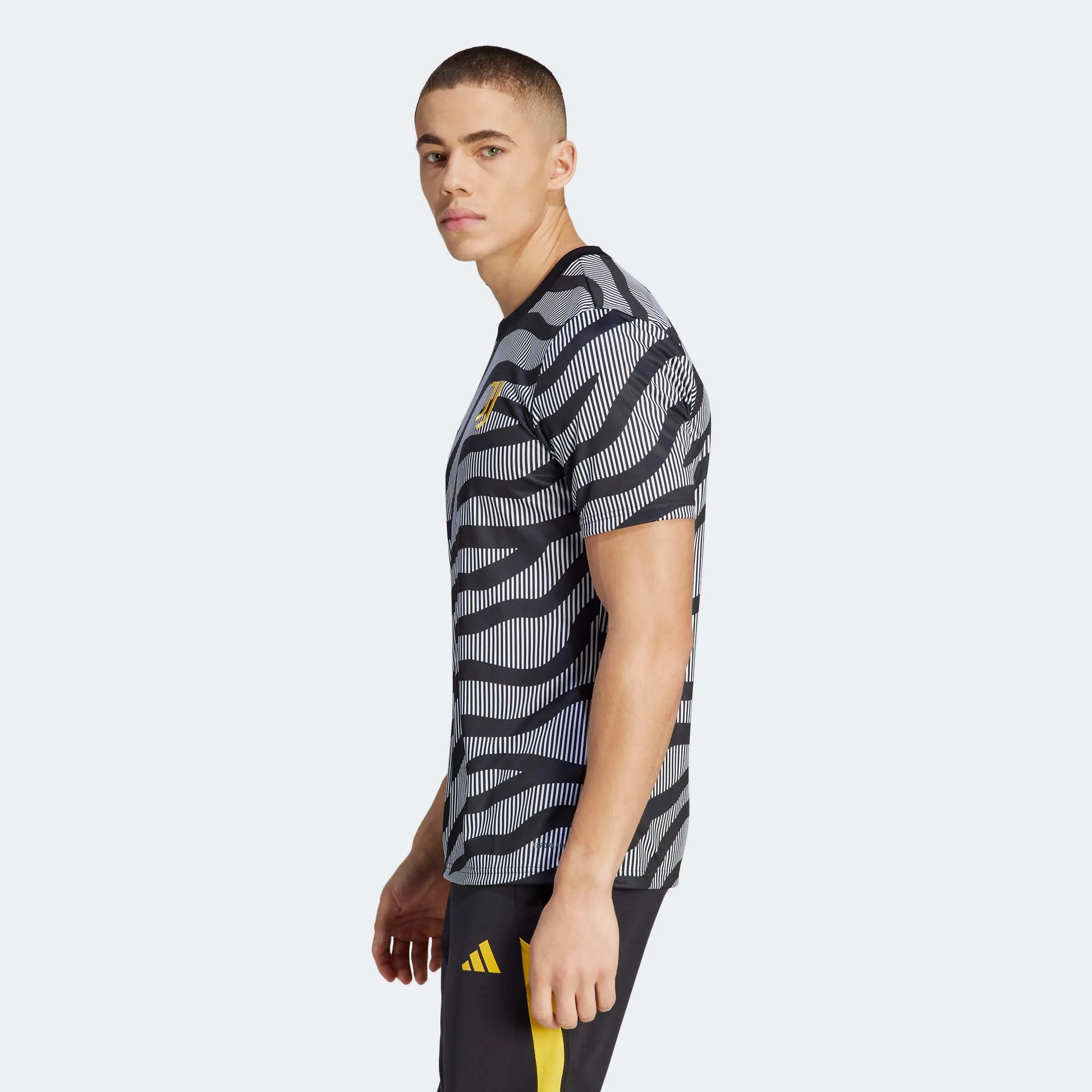 adidas 2023-24 Juventus Men's Pre-Match Jersey (Model - Side)