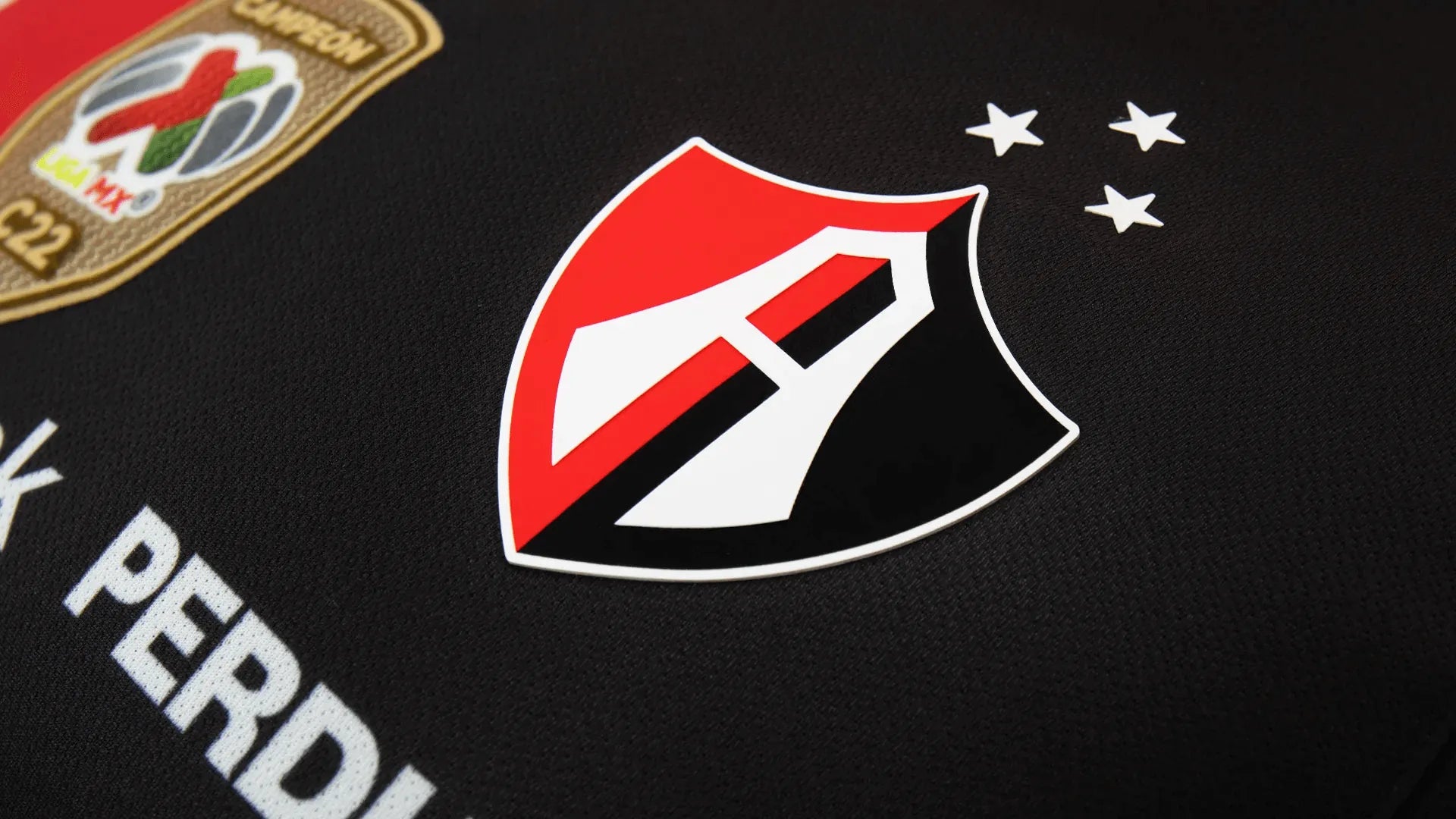 Charly 2022-23 Atlas Home Long-Sleeve Jersey - Red-Black (Detail 4)