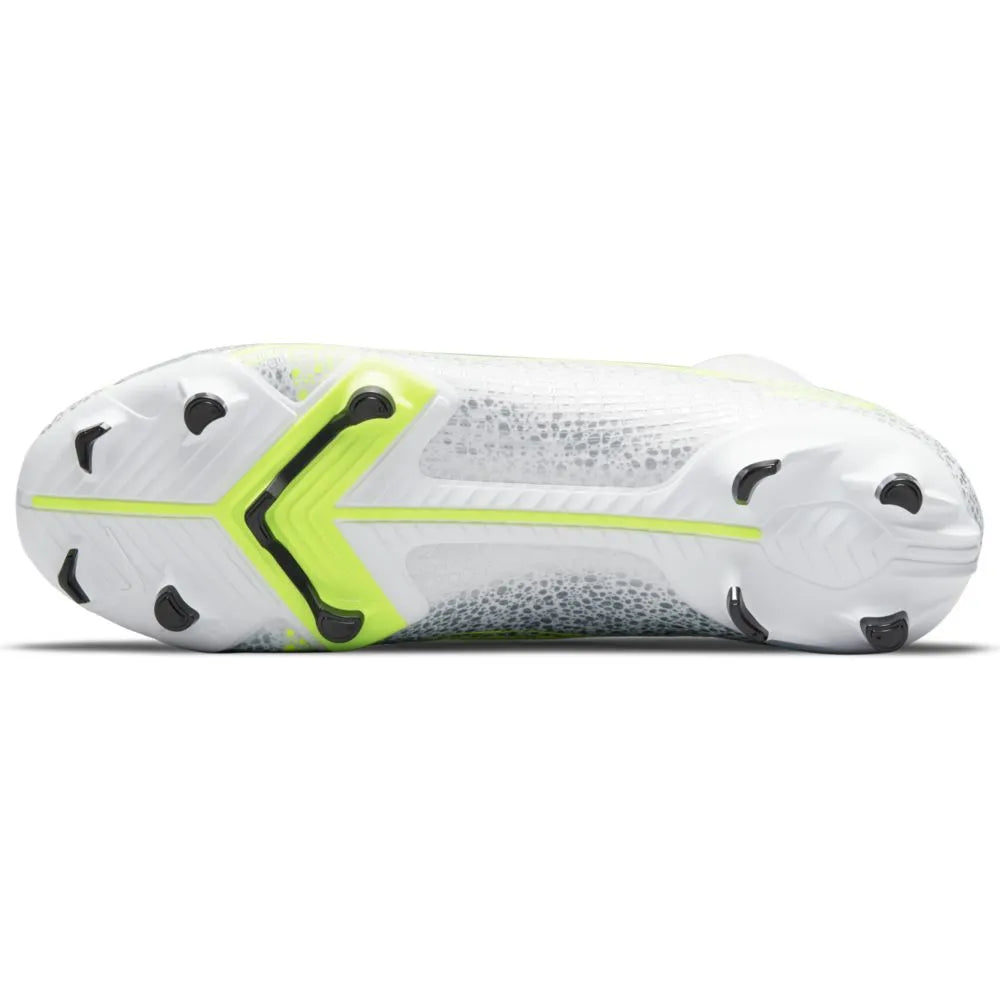 Nike Superfly 8 Academy FG-MG - White-Grey-Volt (Bottom)