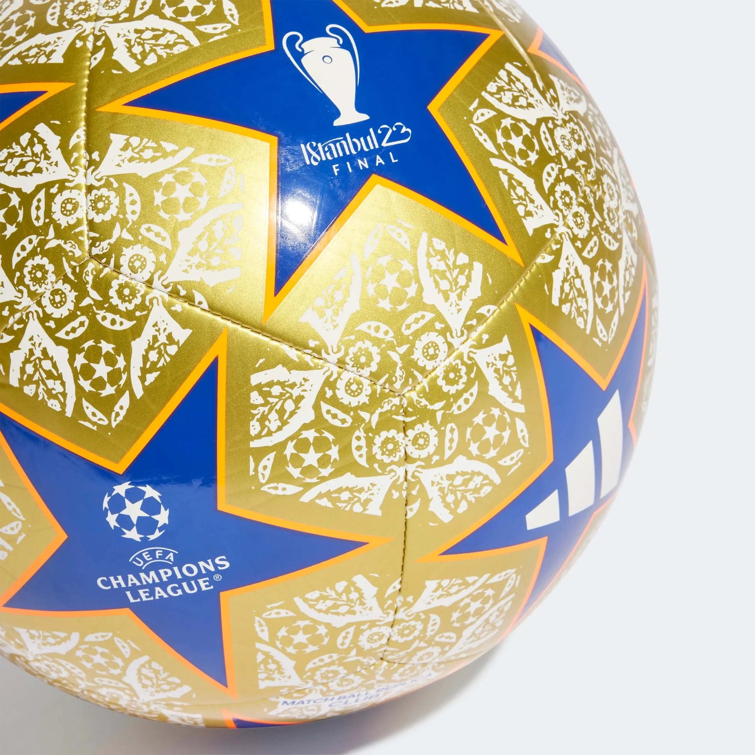 adidas 23 UCL Istanbul Club Ball - Gold-White-Blue (Detail 2)