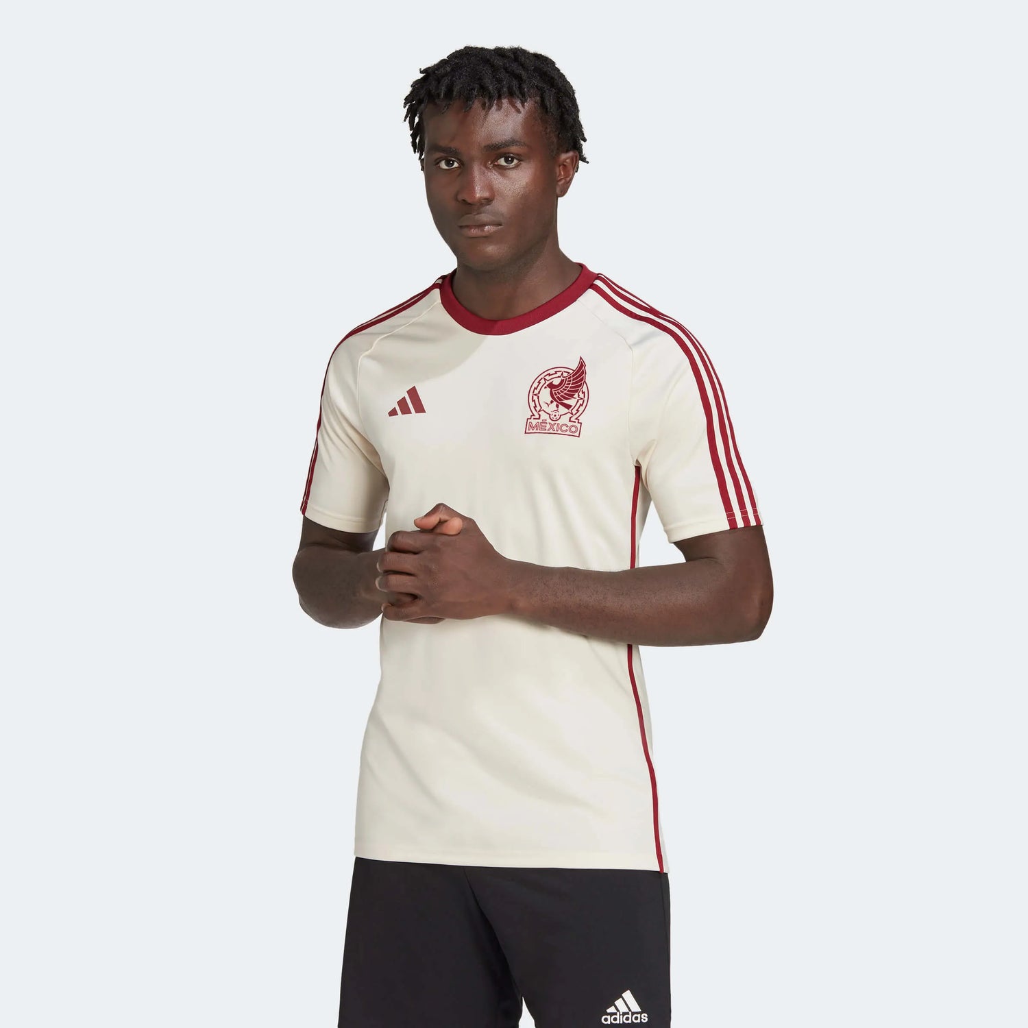 adidas 2022-23 Mexico Away Fan Shirt (Model - Front)