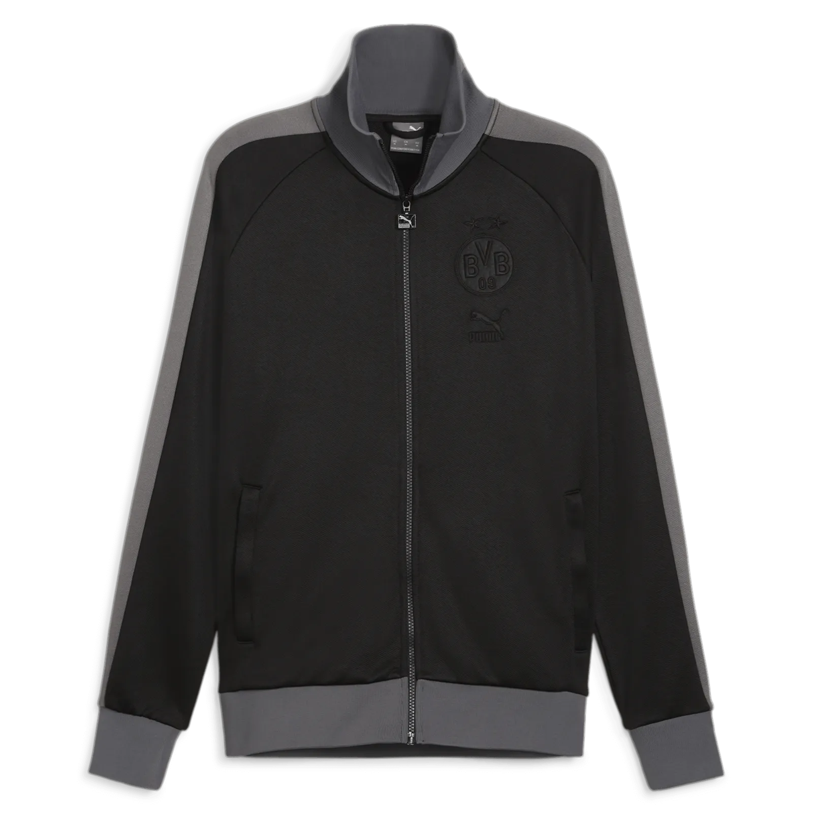 Puma 2024-25 Borussia Dortmund Men's FTBL Heritage T7 Jacket (Front)