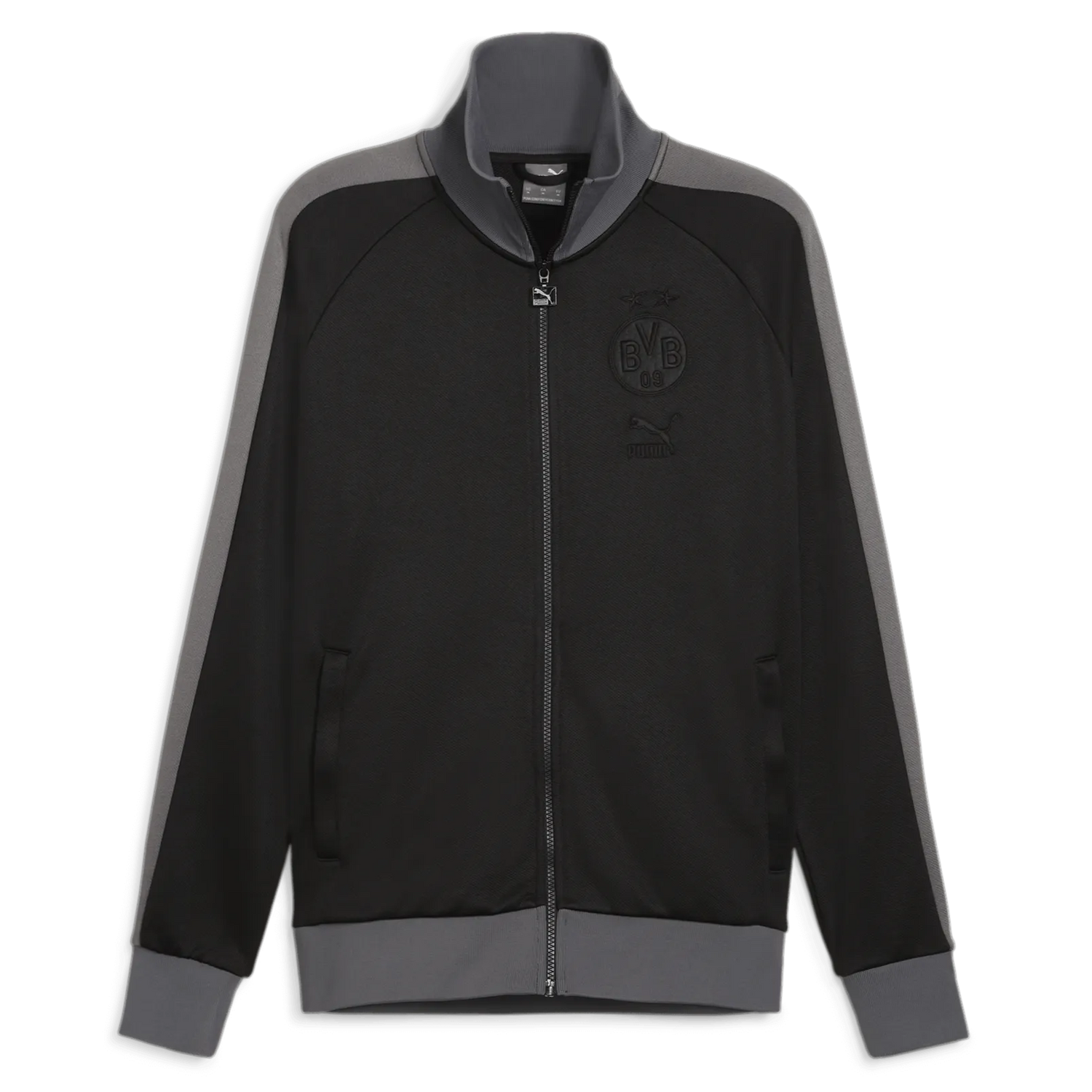 Puma Borussia Dortmund Ftbl Heritage T7 Track Jacket 76957306 Size Large Black