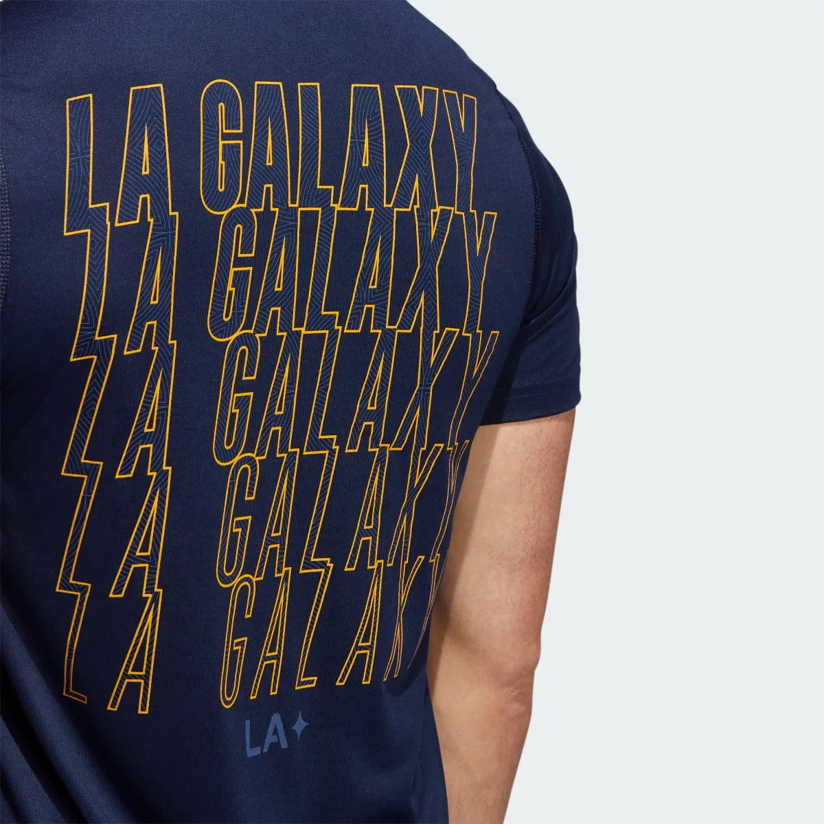 adidas 2022 LA Galaxy Creator Club Tee - Navy (Detail 2)
