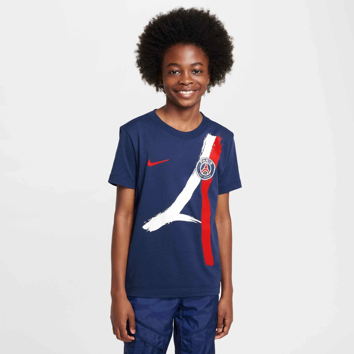 Nike 2024-25 PSG Youth Iconic Tee (Model - Front)