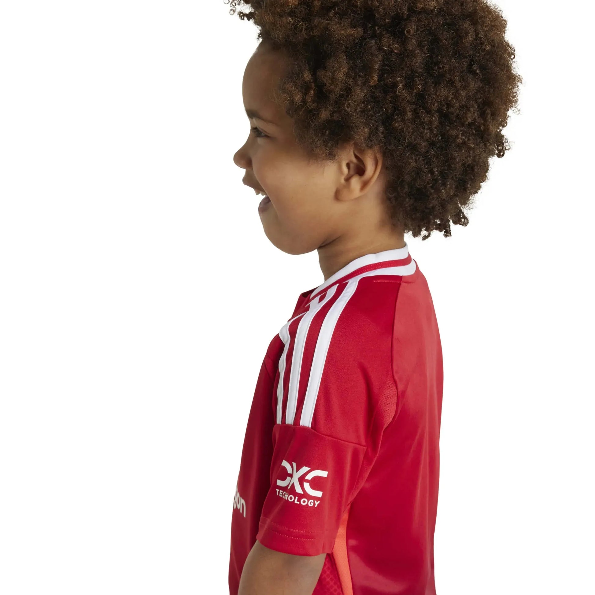 adidas 2024-25 Manchester United Kids' Home Mini Kit (Detail 2)