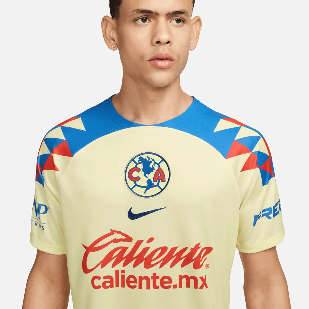 Nike 2023-24 Club America Men's Stadium Home Jersey (Detail 1)