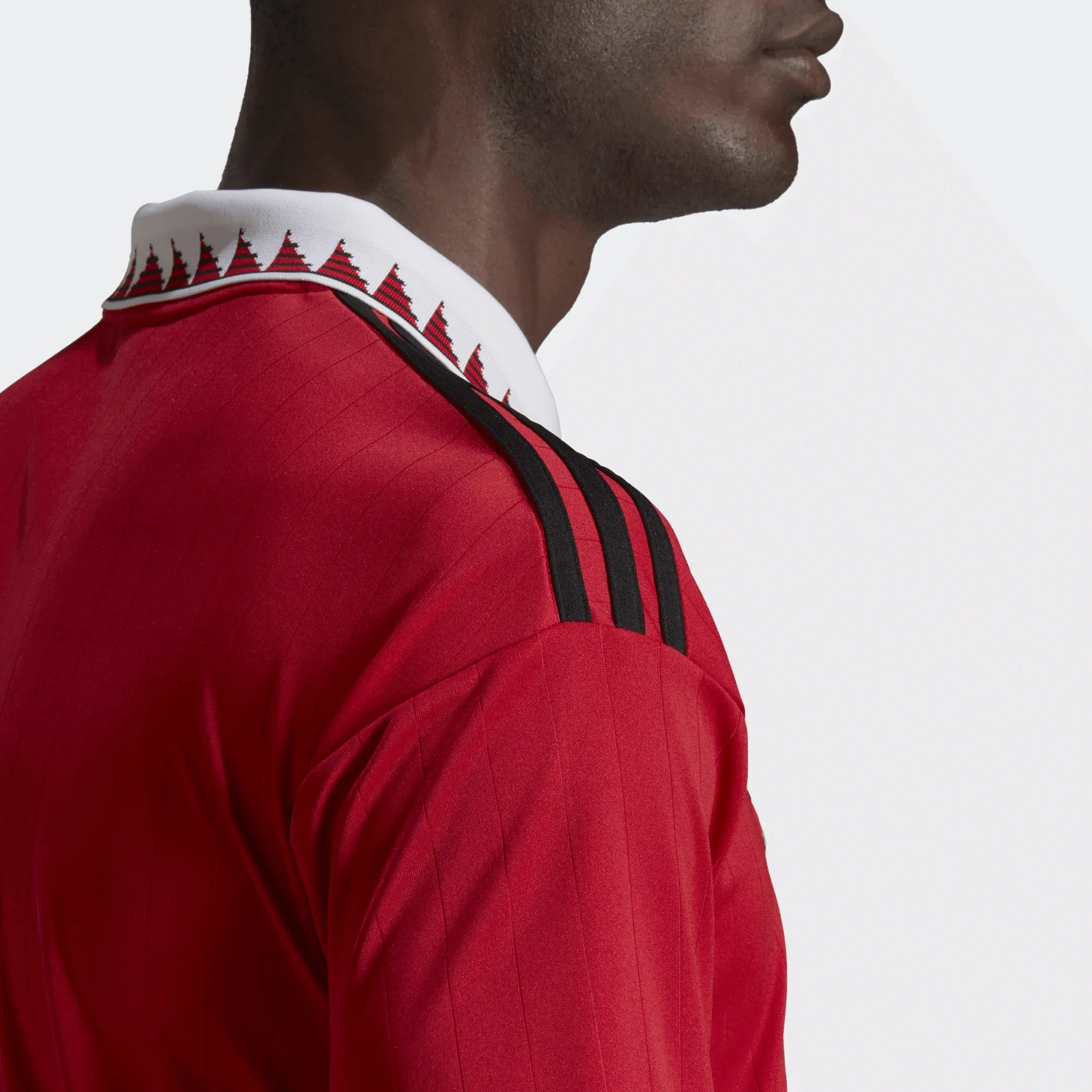 adidas 2022-23 Manchester United Home Jersey - Red-White (Detail 2)