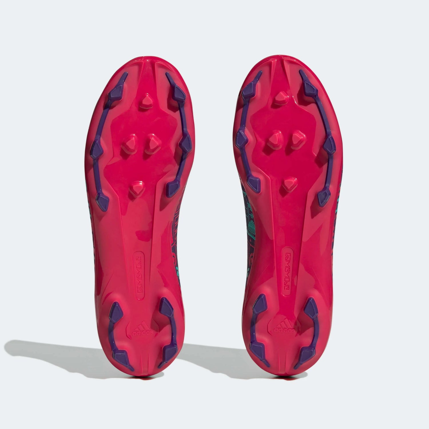 adidas Gamemode Knit FG - Purple-Ruby Red (Pair - Bottom)