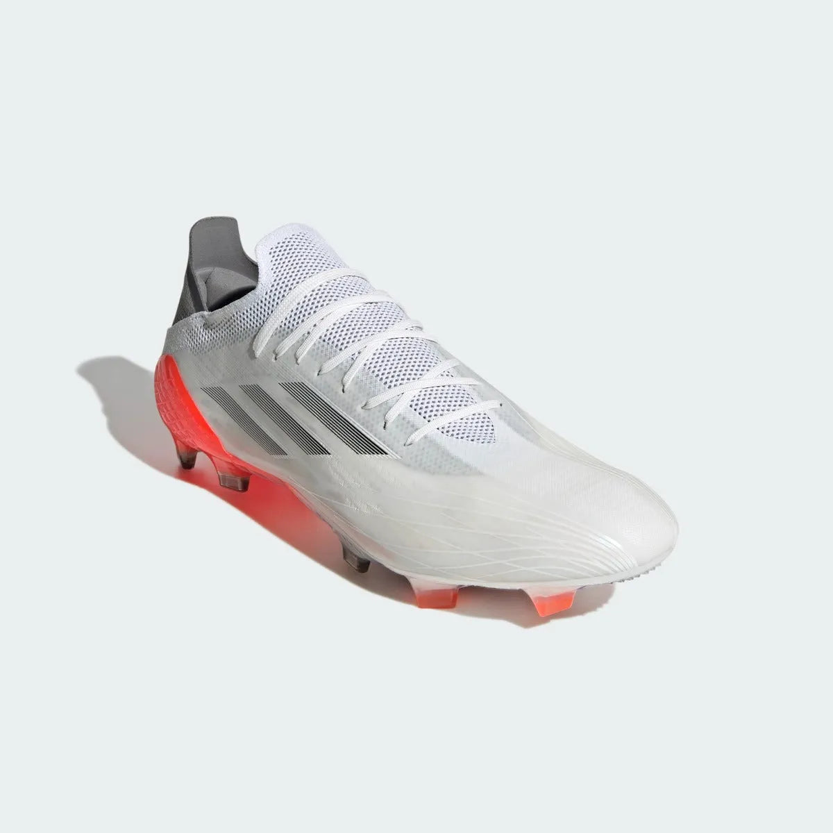Adidas X Speedflow .1 FG - White-Iron Metallic (Diagonal 1)