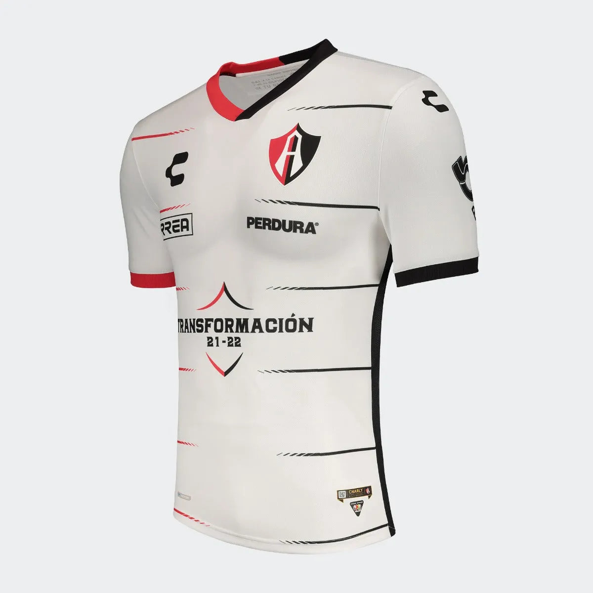 Charly 2021-22 Atlas Away Jersey - White (Diagonal)