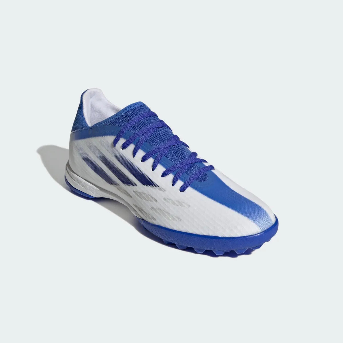 adidas X Speedflow .3 Turf - White-Indigo-Hi Res Blue (Diagonal 1)