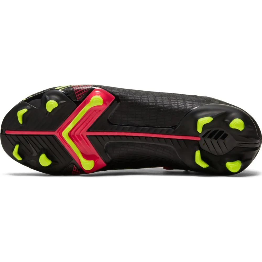 Nike JR Mercurial Superfly 8 Academy FG-MG - Black-Volt-Crimson