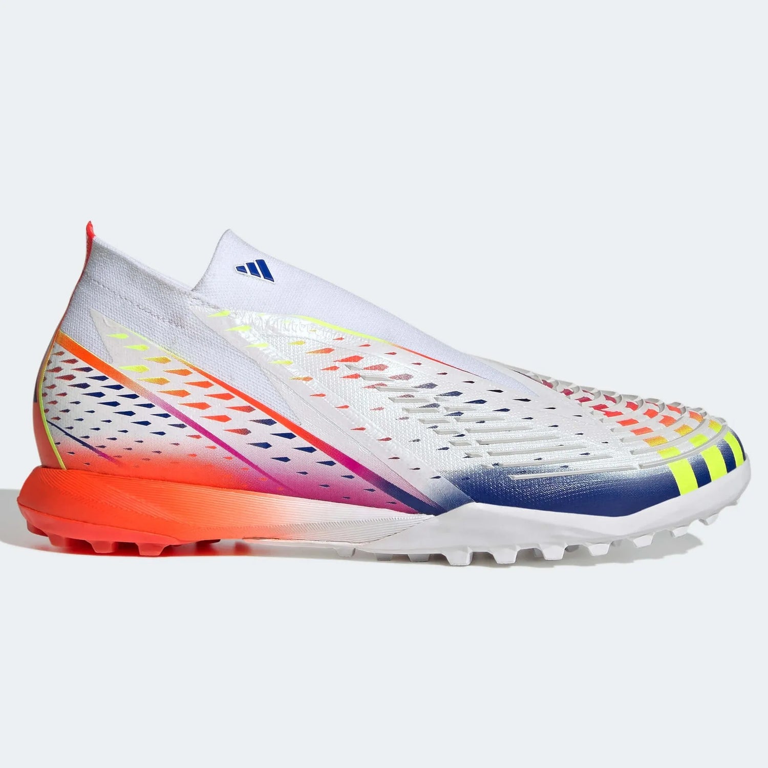 adidas Predator Edge.1 Turf - White-Yellow-Blue (Side 1)