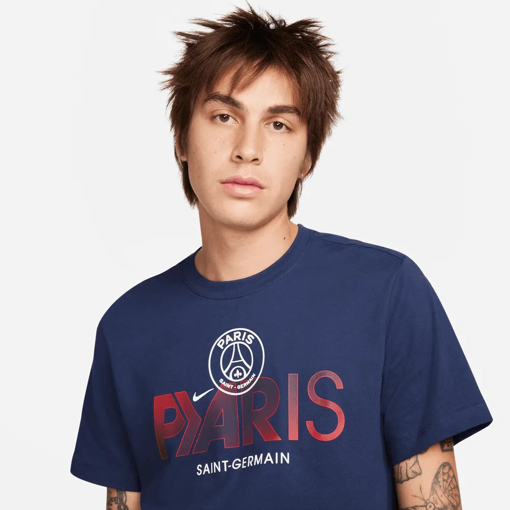 Nike 2023-24 PSG Men's Mercurial Tee (Detail 1)