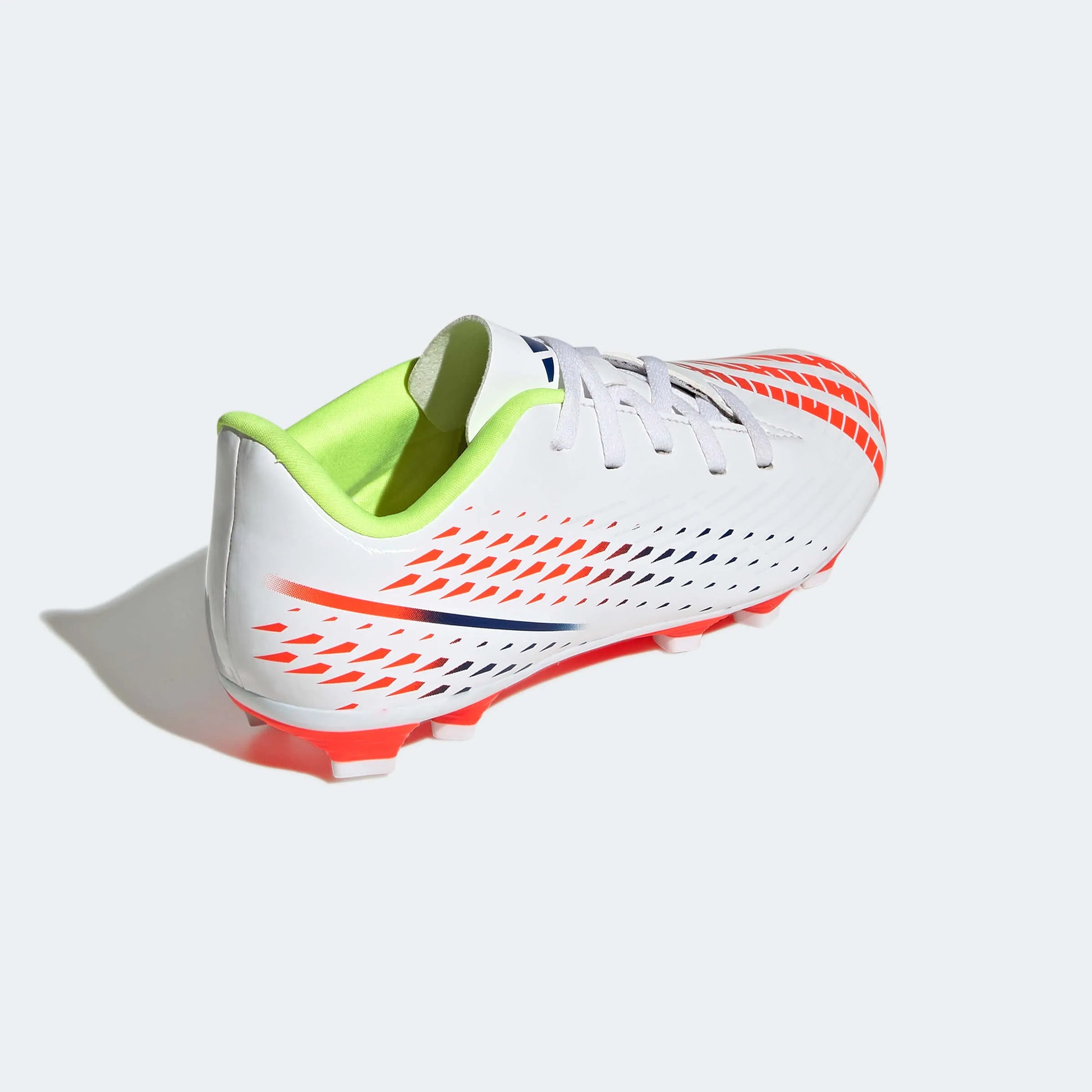 adidas Kids Predator Edge.4 FxG J - White-Yellow-Blue (Diagonal 2)