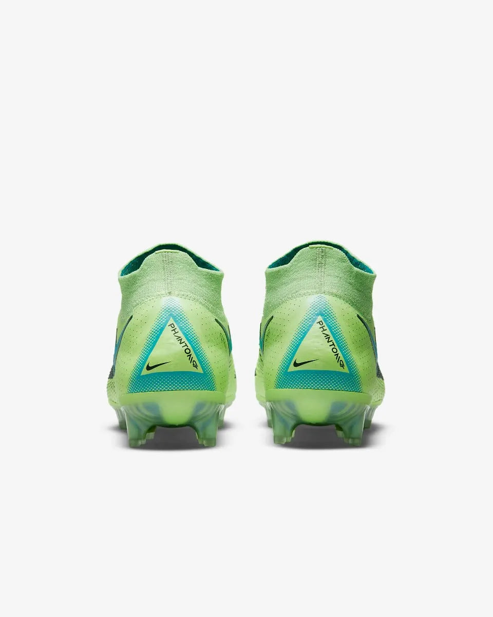 Nike Phantom GT Elite DF FG - Lime Glow-Aquamarine (Pair - Bottom)