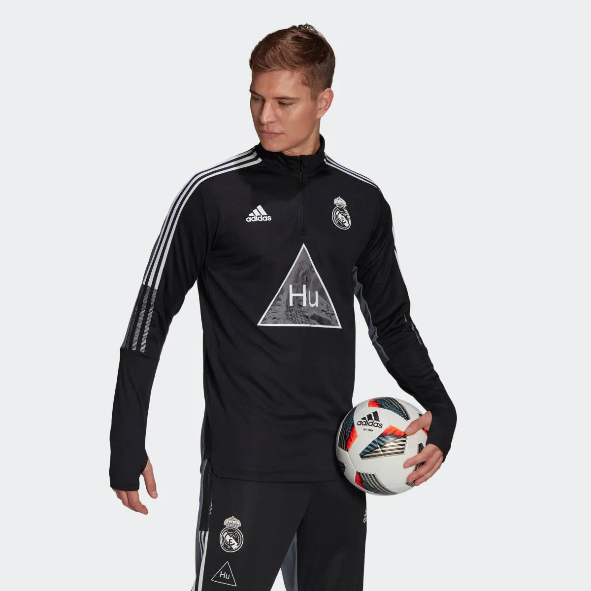 Adidas 2020-21 Real Madrid Human Race Training Top - Black-Onix