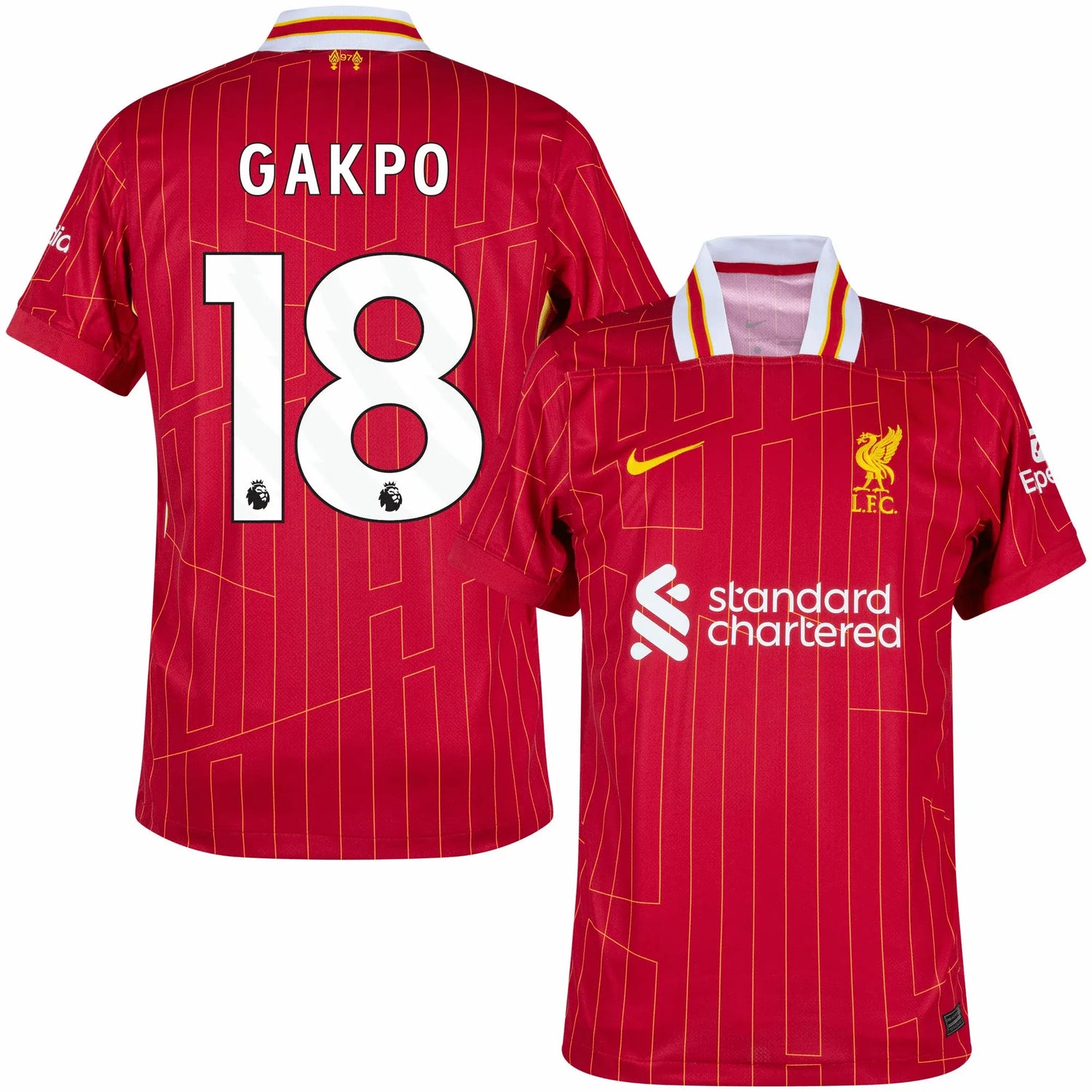 Nike 2024-25 Liverpool Youth Stadium Home Jersey (Gakpo)